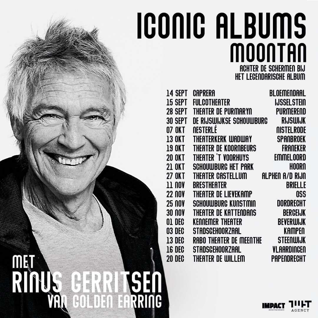 Rinus Gerritsen Moontan Iconic Albums 2023 Theatre Tour
